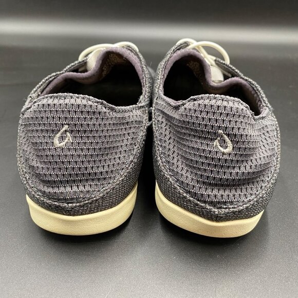 Olukai Waialua Lace Grey Slip-On Sneakers Women's Size 8.5 Gray/Pavement - Picture 4 of 11